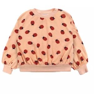 Bobo Choses Peach Ladybug Sweatshirt